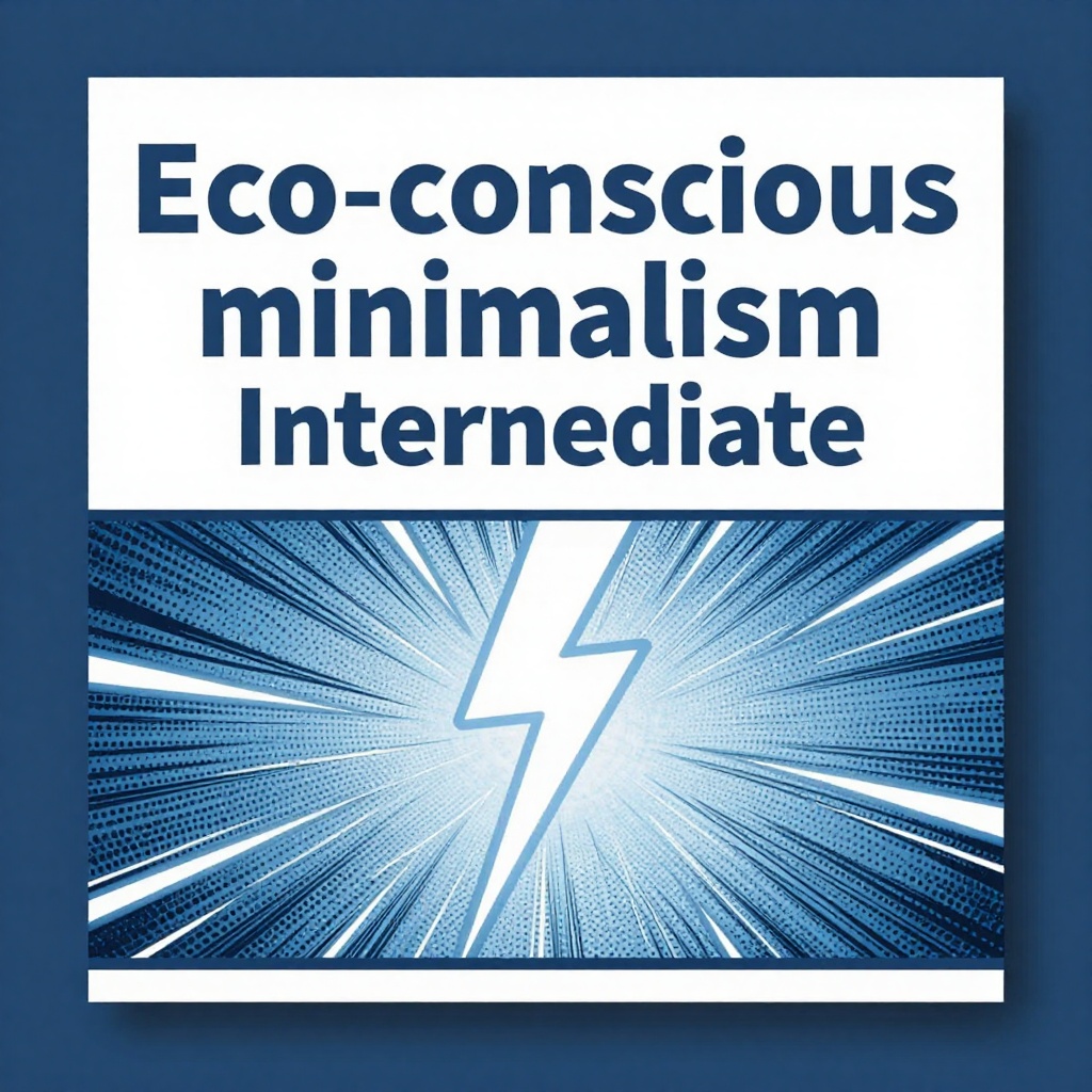 Eco-conscious minimalism Intermediate : level up your game (30-day challenge)